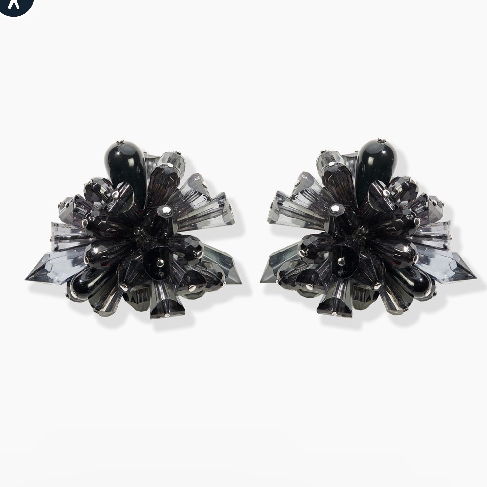 Carolina Herrera Crystal Cluster Earrings